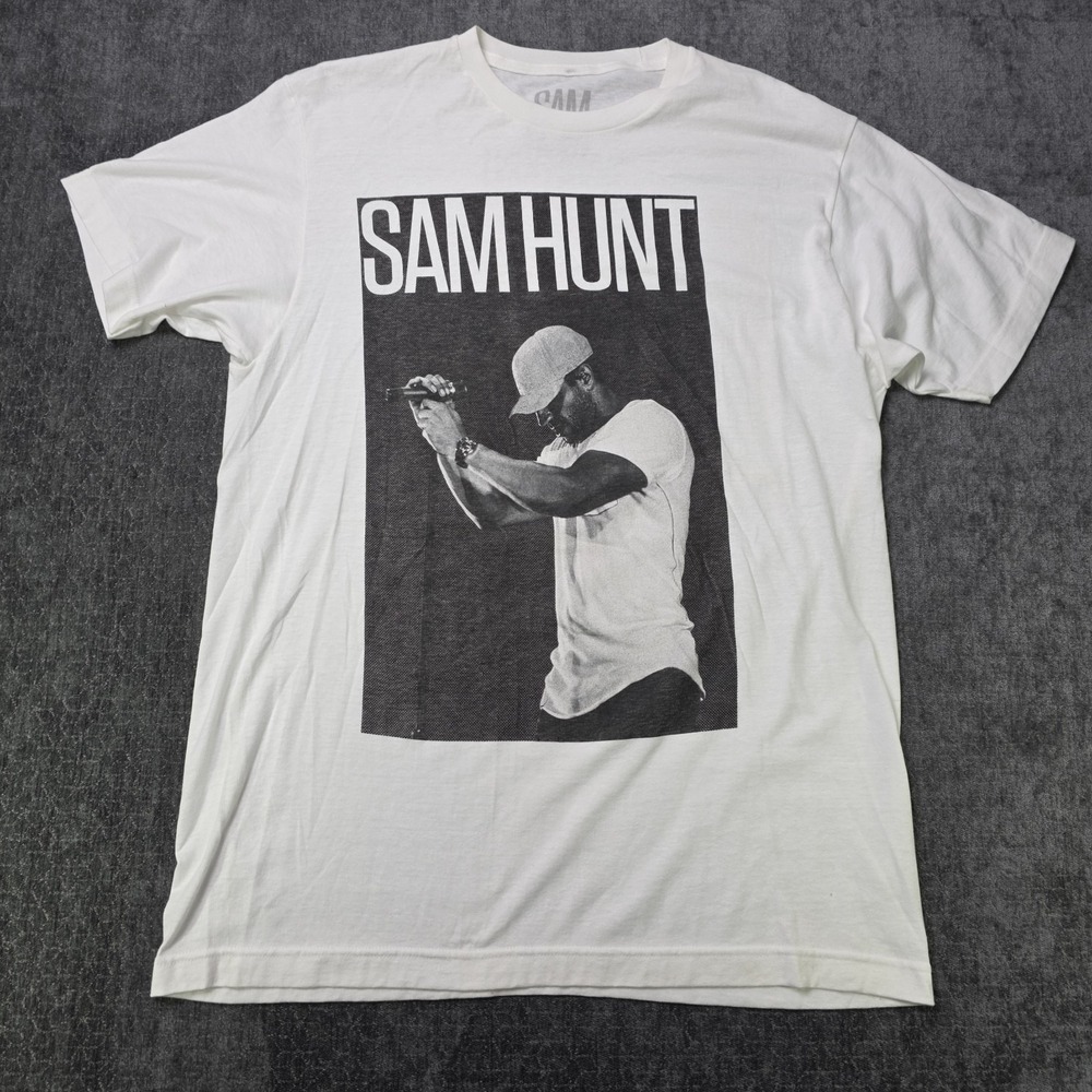 Sam Hunt Tour T Shirt Mens Large 15 In A 30 Double Sided South Country Music L